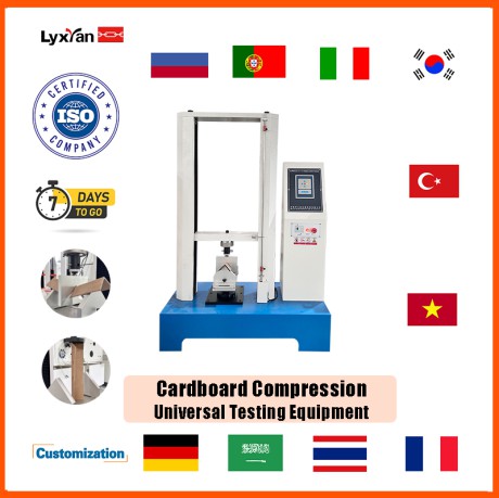 Lixian HZ-1010B 2kn L-shaped Fixed Corner Cardboard Compression Strength Test Equipment