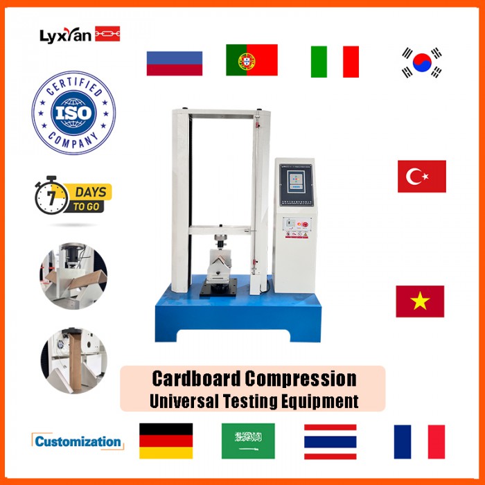 Lixian HZ-1010B 2kn L-shaped Fixed Corner Cardboard Compression Strength Test Equipment