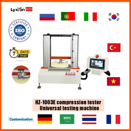 ISO 2439 Desktop computer servo Foam hardness fatigue Compression testing machine Equipment HZ-1003E