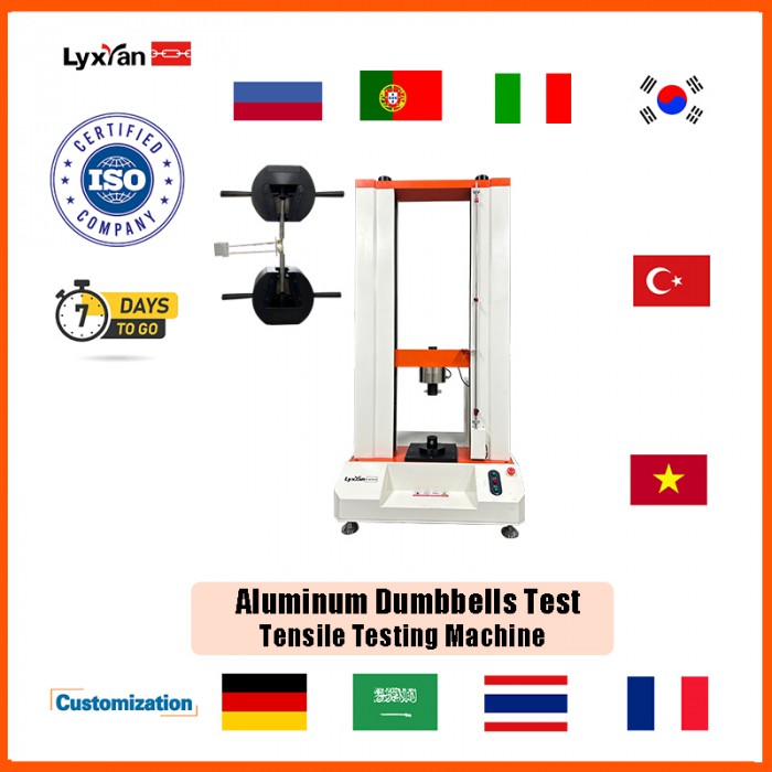 ISO 6892 Steel Bar Tensile Property Test Universal Testing Machine HZ-1009A